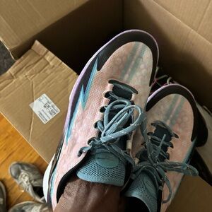 Pink & Teal Athletic Sneakers